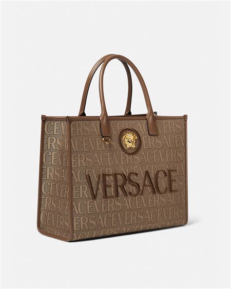 alessandro versace bags|Versace large canvas bag.